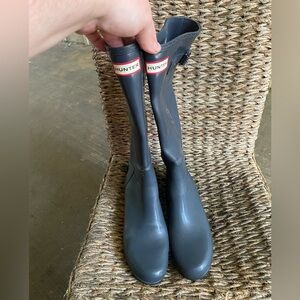 Hunter Classic Slate Blue Rain Boots